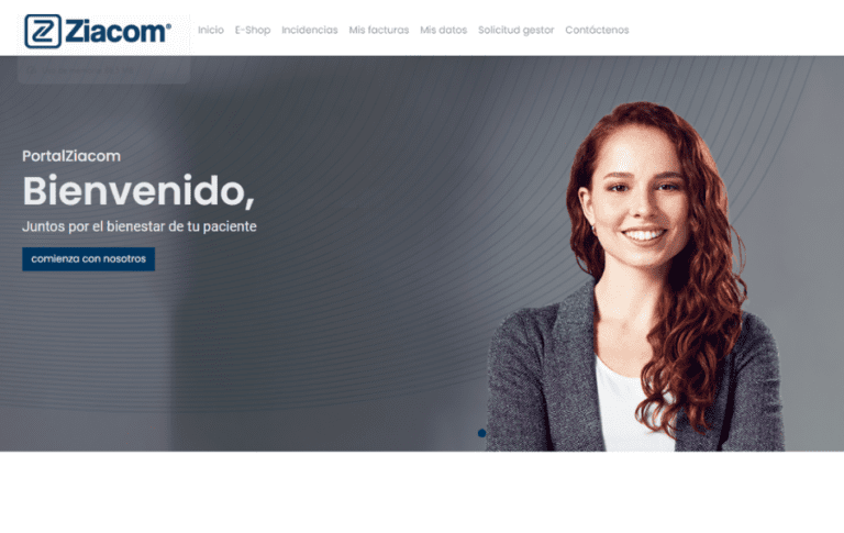 Portal cliente Ziacom Medical